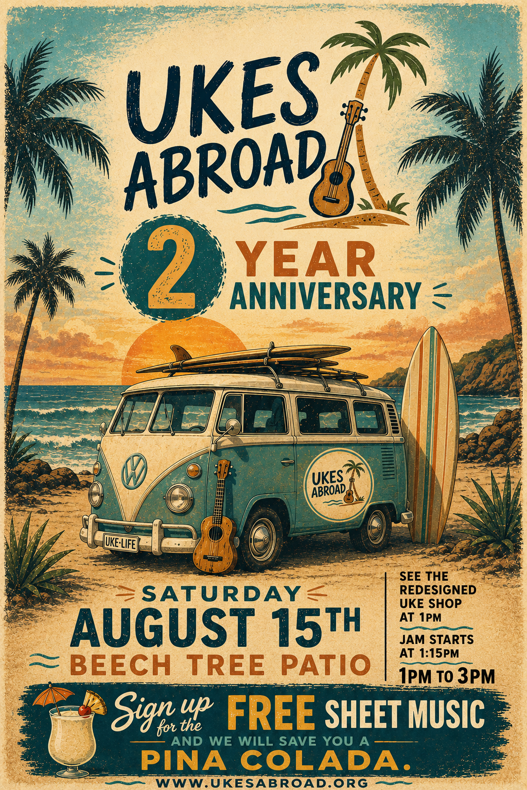 UKES ABROAD 2 YR ANNIVERSARY PATIO JAM