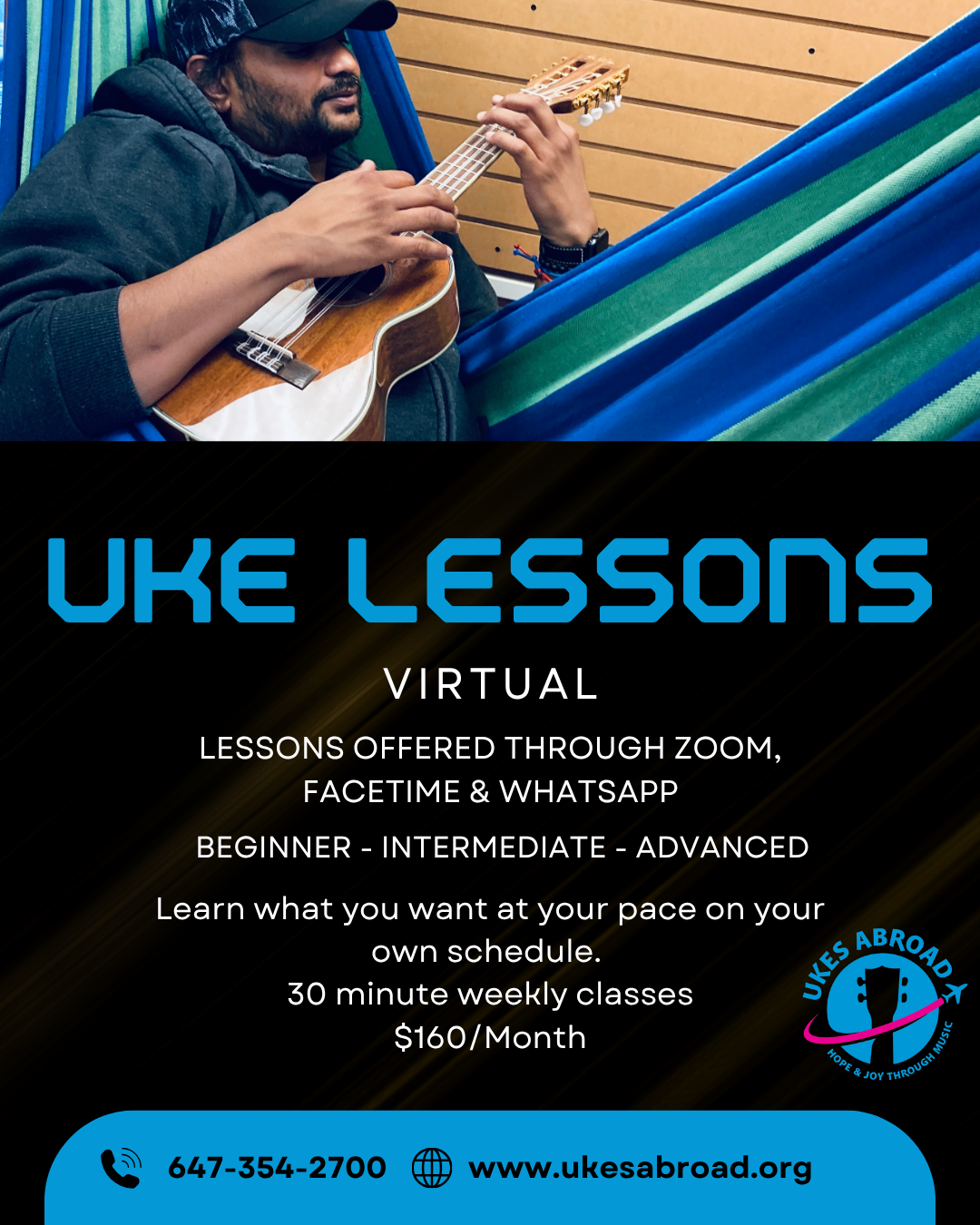 Uke Lessons With Josh - Virtual